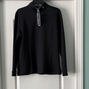 Women's Black Quarter-Zip Jacket